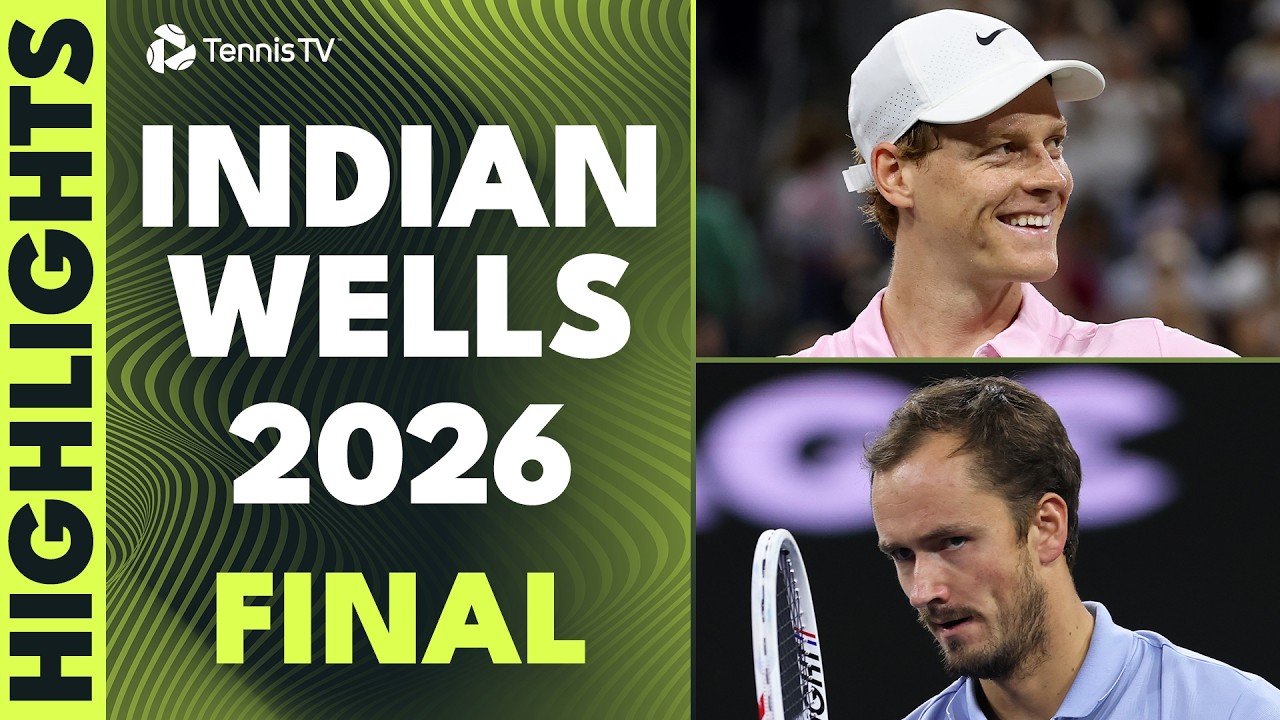 Jannik Sinner vs Daniil Medvedev For The Trophy 🏆 | Indian Wells 2026 Final Highlights