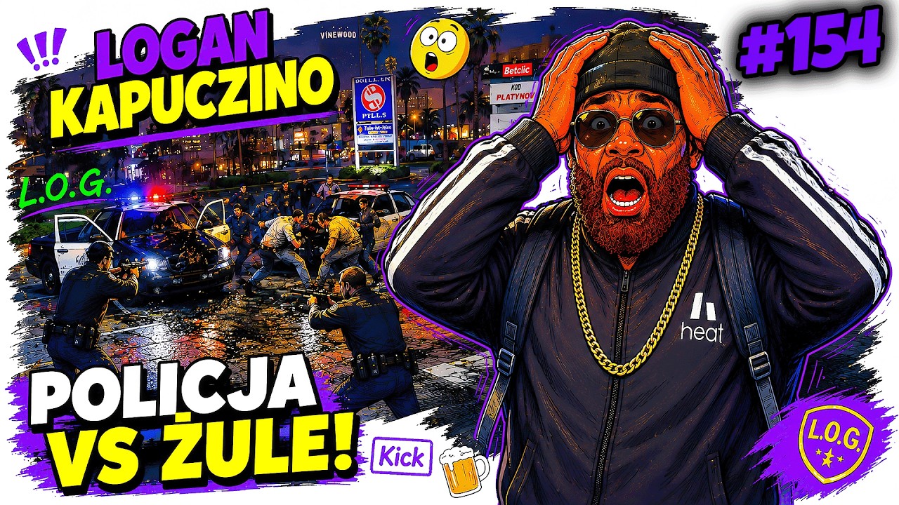 L.O.G - LSPD VS ŻULE #154 | LOGAN KAPUCZINO | PARIS PLATYNOV | intouch.gg