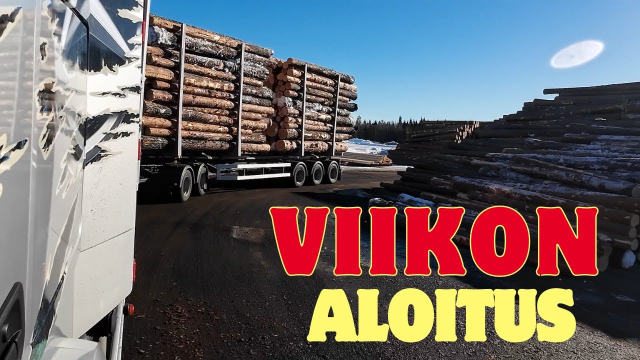 Aloitellaampa viikko tukkia ajamalla ja pyöräkoneella purku