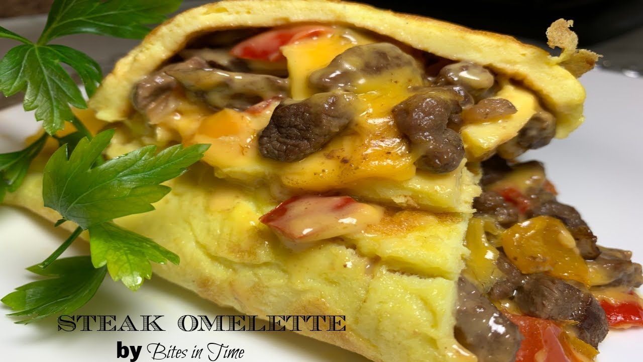 How To Make Steak Omelette- Simple & Tasty Omelette Recipe - Ihop Omelette Style Recipe