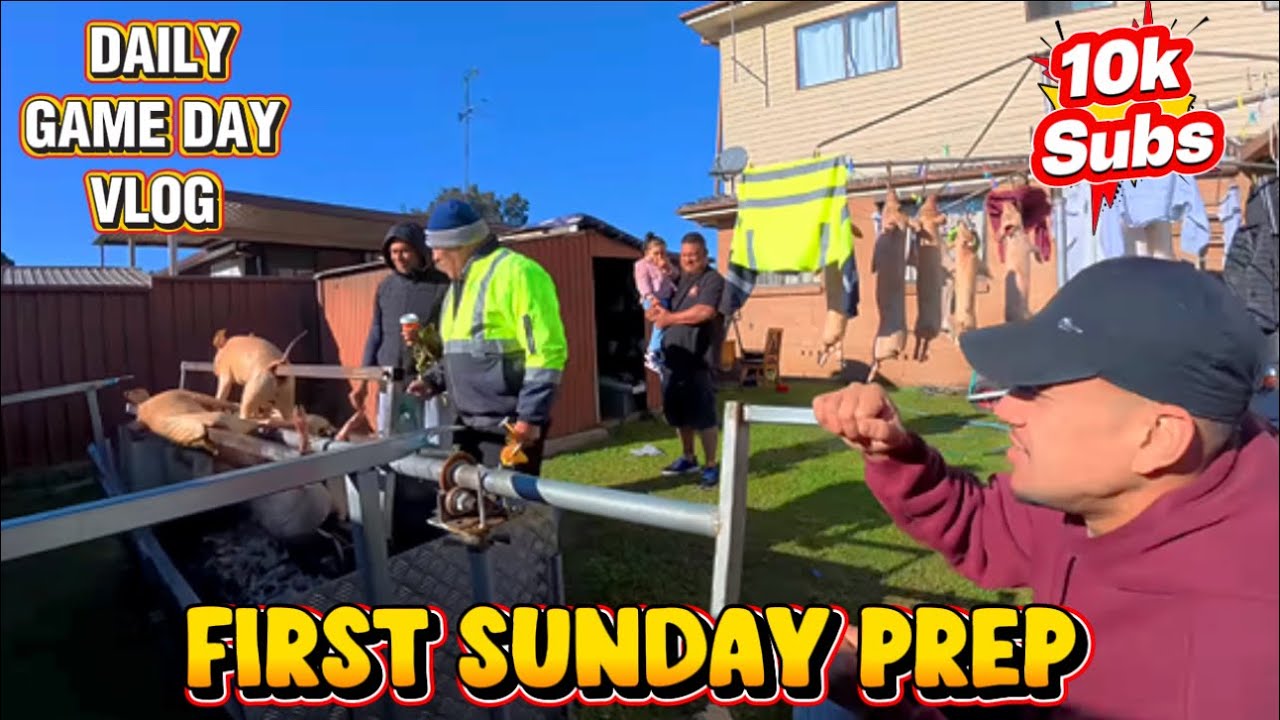 SISTER FIRST SUNDAY PREP|| GAME DAY VLOG