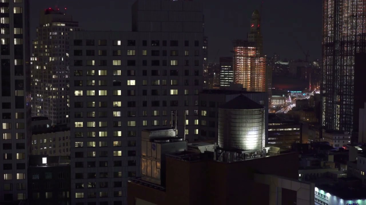 New York City Night (1 Hour) | Relaxing Ambient Sounds | 4K UHD