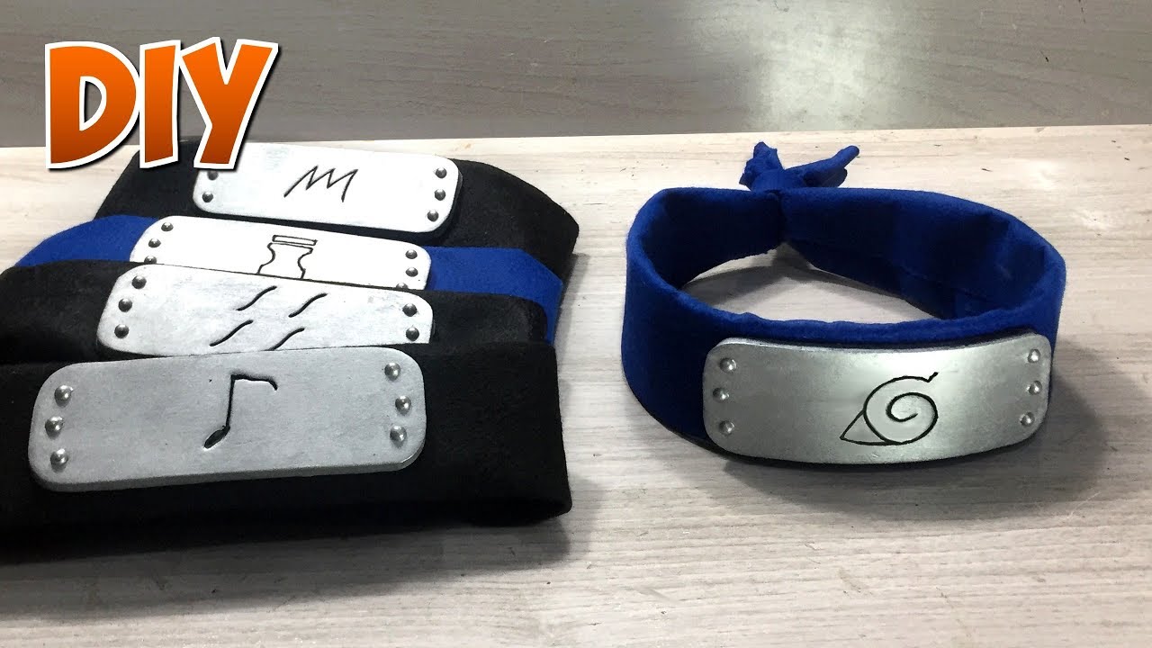 DIY Bandanas do Naruto.