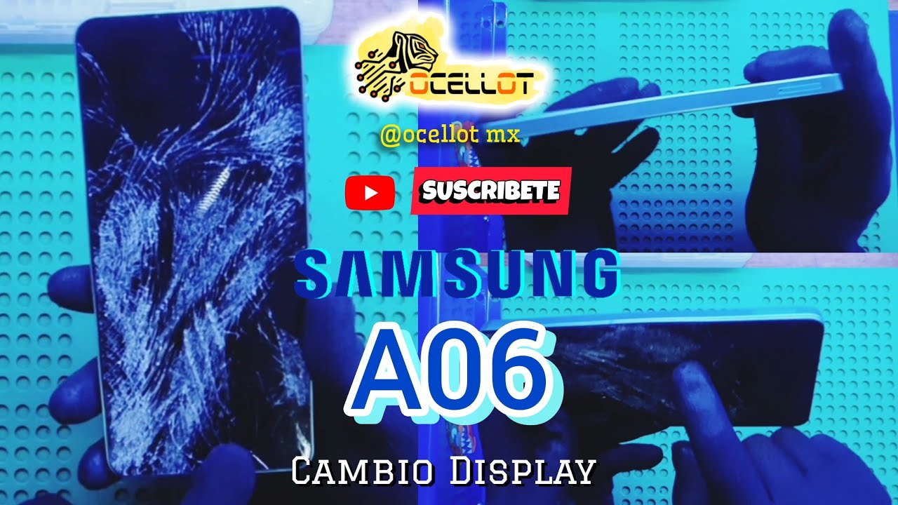 Samsung A06 Estrellado 💥 Cambio Display, paso a paso.