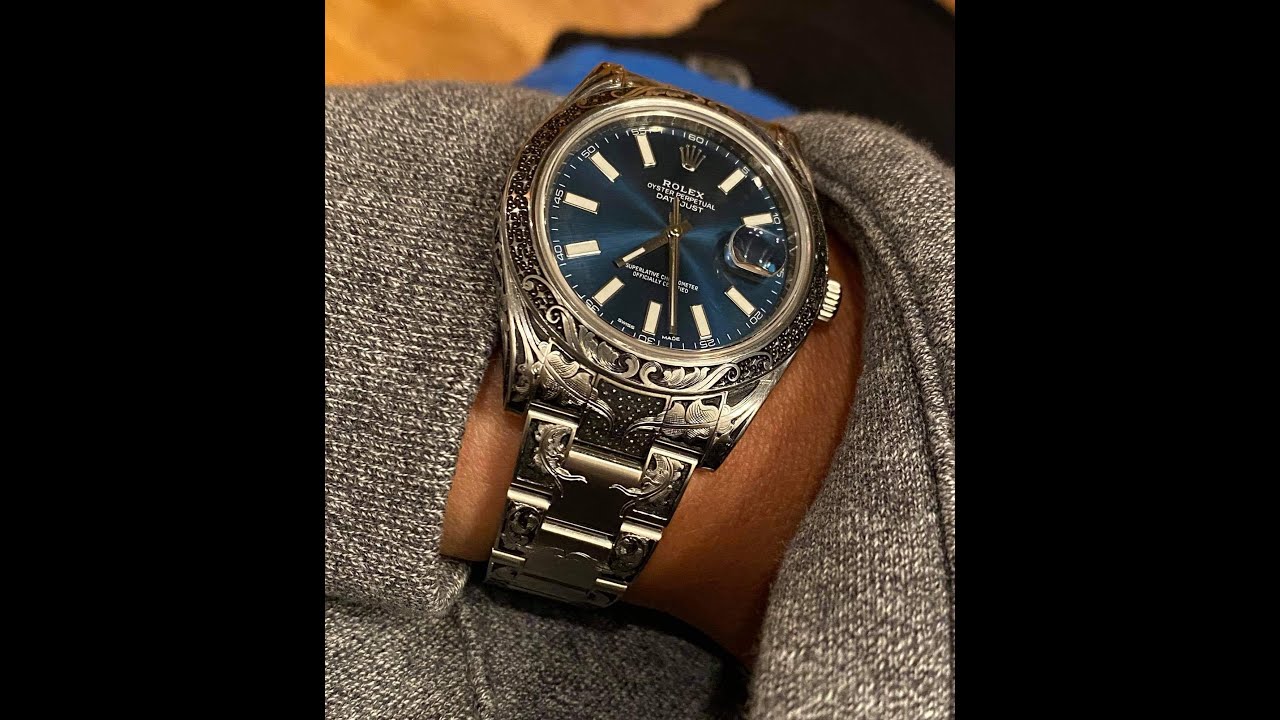 Rolex night-sky Bezel engraving