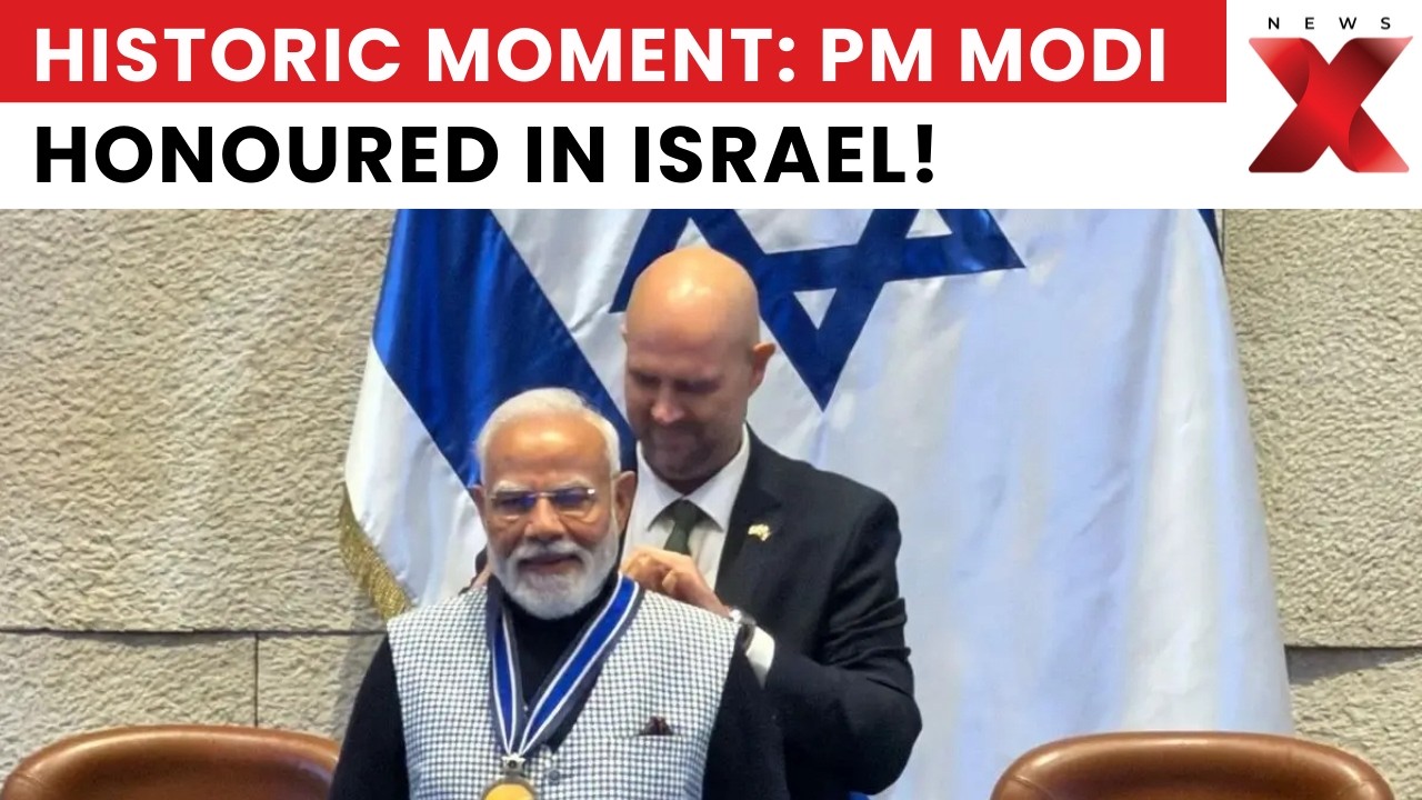 PM Modi Becomes First Indian PM To Receive Knesset’s Highest Parliamentary Honour