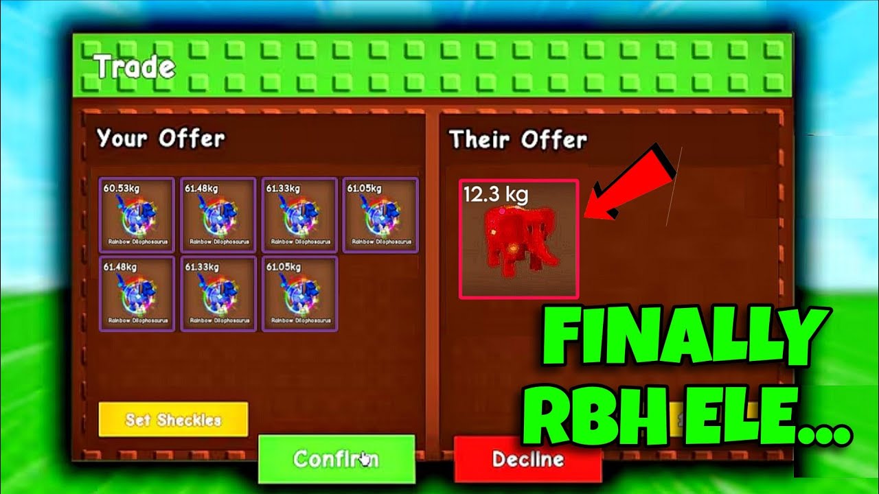 Best Trade Ever?! Got RBH Elephant 😱 With Overpay (Grow a Garden)