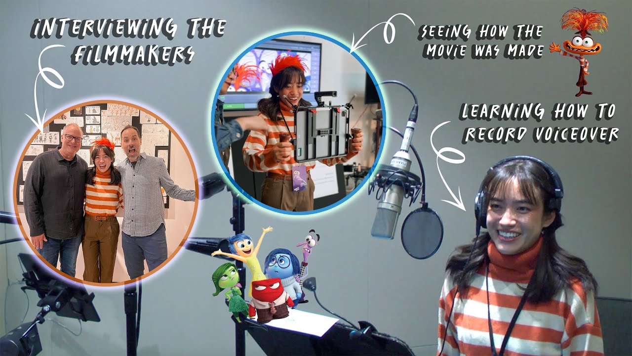 recording voiceover at Pixar!