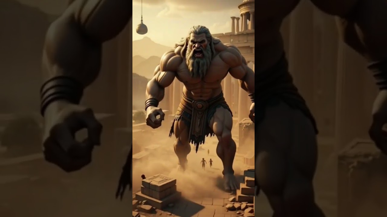 TITAN VS. CENTAUR: The Battle of the Desert Ruins #GiantFight #CentaurBattle #FantasyCombat