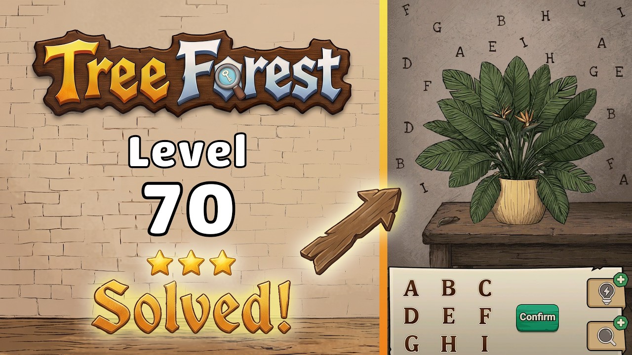 Tree Forest: Detective Words - Level 70 Walkthrough 🧩 | Full Solution & Gameplay! 🌲✨