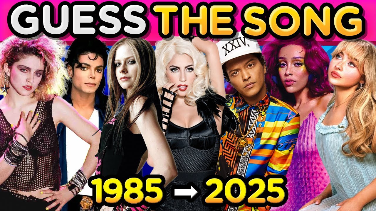 GUESS THE SONG: 1985–2025 ⭐ One Song Per Year | Music Quiz
