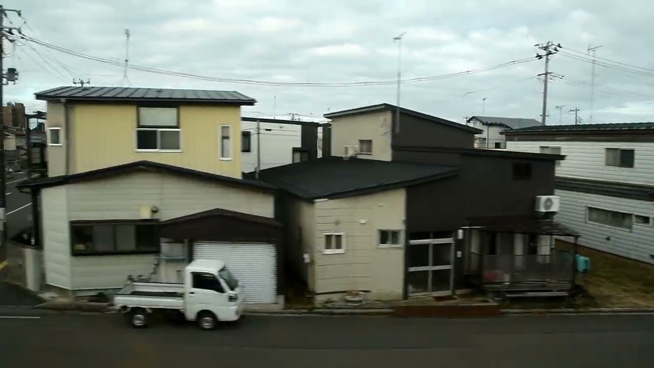 JR五能線 普通列車 14 向能代駅&rarr; 能代駅