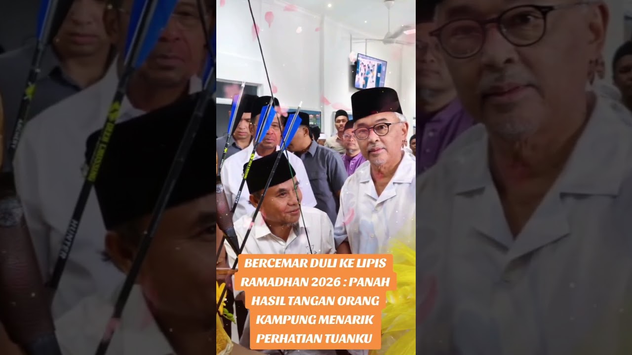 Sultan Pahang & Tengku Hassanal di Masjid Saiyidina Ali Bin Abi Talib, Lipis