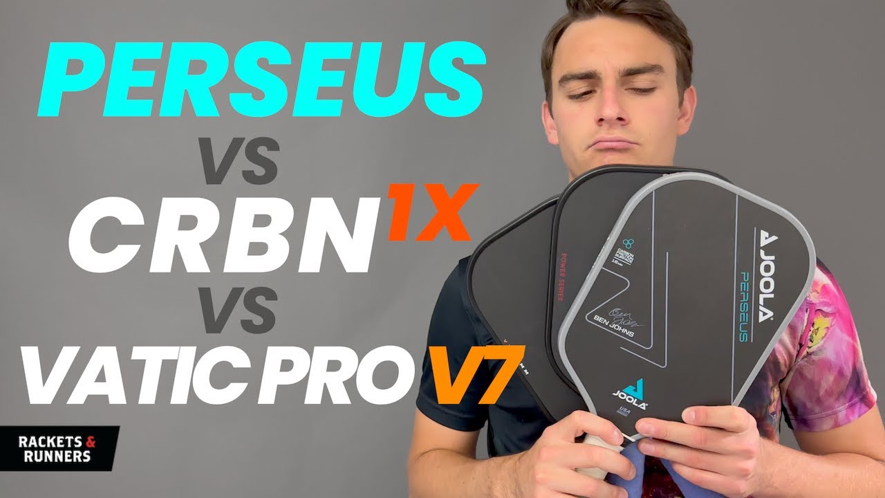 The BEST thermoformed paddle? Perseus CFS 16 vs CRBN1X Power 16 vs Vatic Pro V7 | Rackets & Runners
