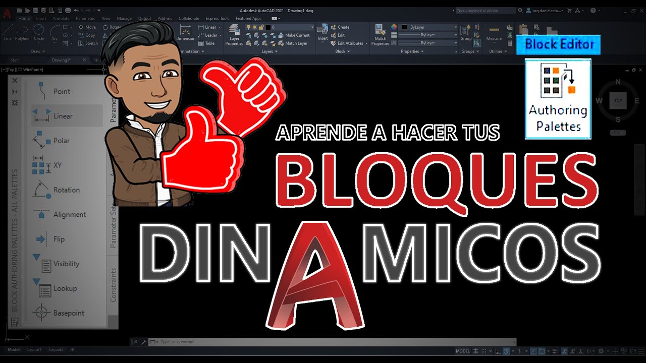 BLOQUES DINAMICOS en AUTOCAD ✔️ (incluye 🎁)