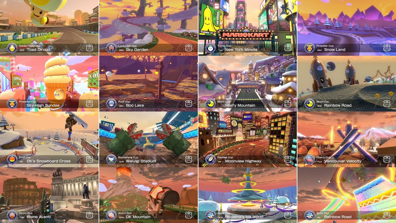 Mario Kart 8 Deluxe - BCP (Sunset Edition) // Full Gameplay Walkthrough [All 12 Cups] 150cc Longplay