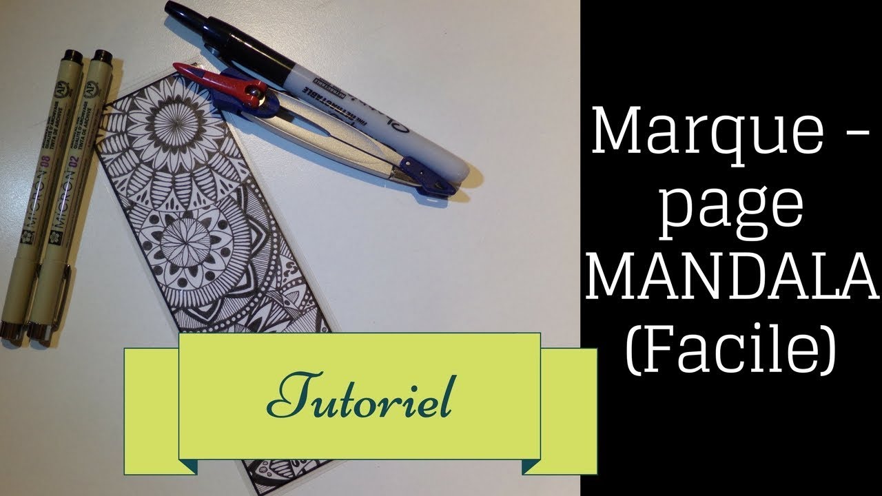 DIY | Marque-page Mandala (Facile)