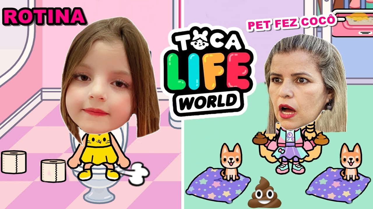 NOSSA ROTINA no TOCA LIFE WORD - Helena Start
