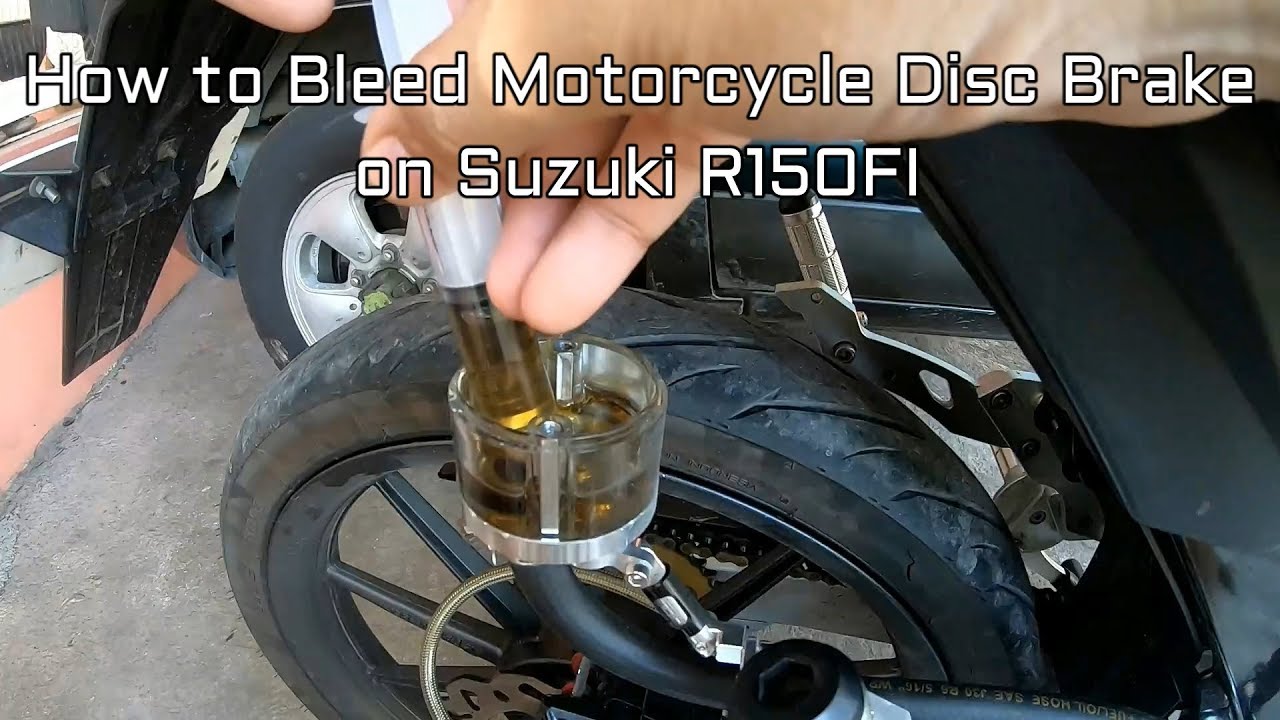 How to Bleed Motorcycle Disc Brake | Suzuki Raider 150FI | Racing Boy Concept