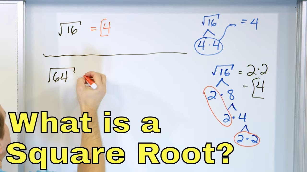 What is a Square Root in Math? - [8-4-1]