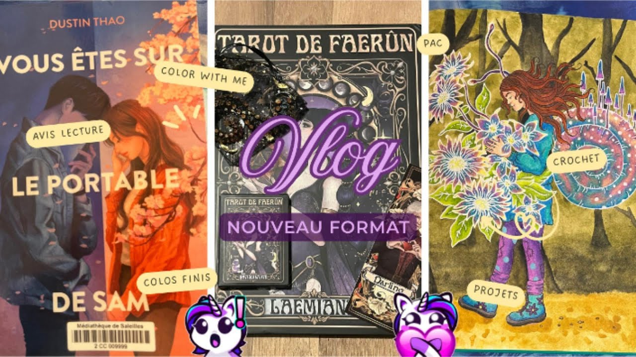 Vlog créatif : Un nouveau livre et un changement de contenu