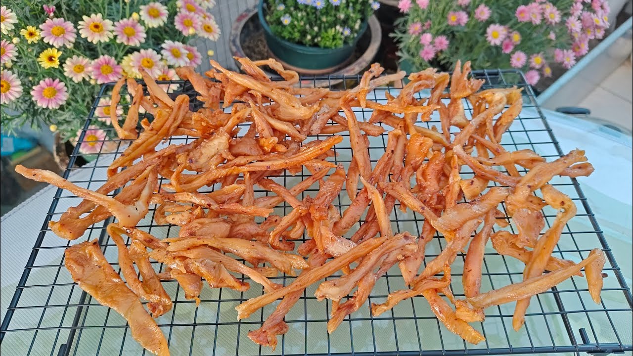 风干鸡肉干：阳光下晒出来的美味！