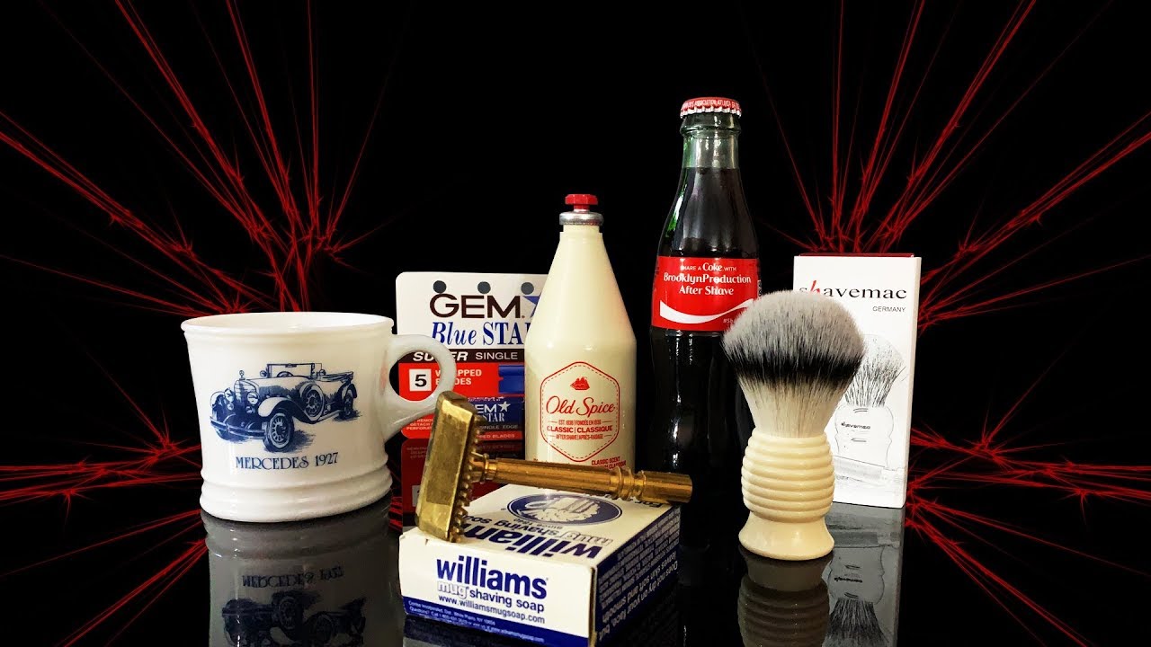 💈 Бритьё. Gem Micromatic, Williams Soap, Shavemac, BrooklynProduction After shave, Old Spice