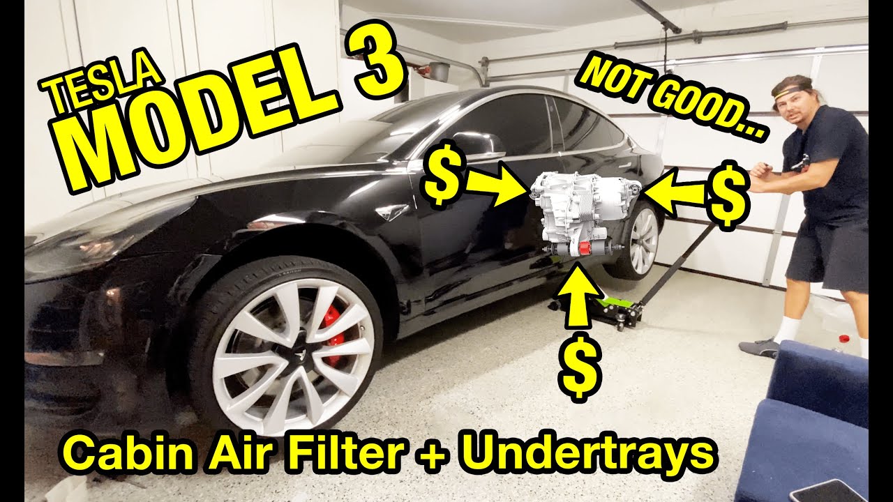 Replacing 2019 Model 3 Performance Air Filters & Undertrays; Tesla asks for $4,420 to Fix $150 Parts