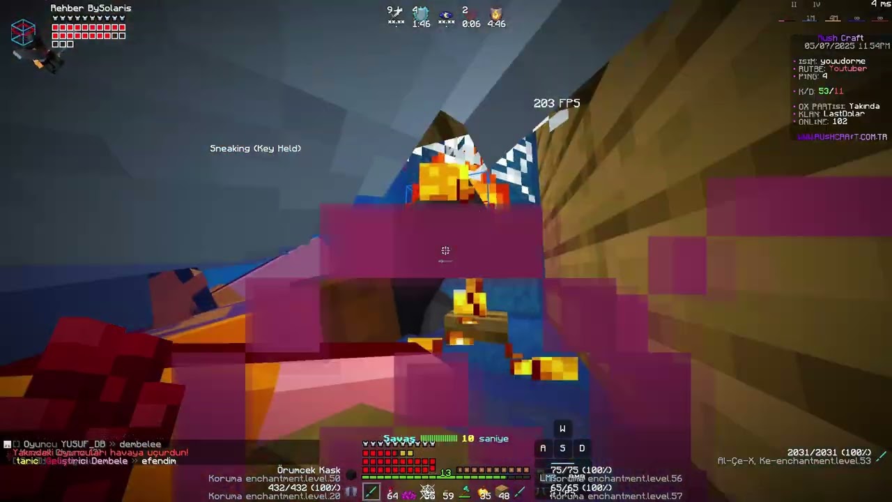 RushCraft Kill Montage #5 nn lere özel #İMMORİAL