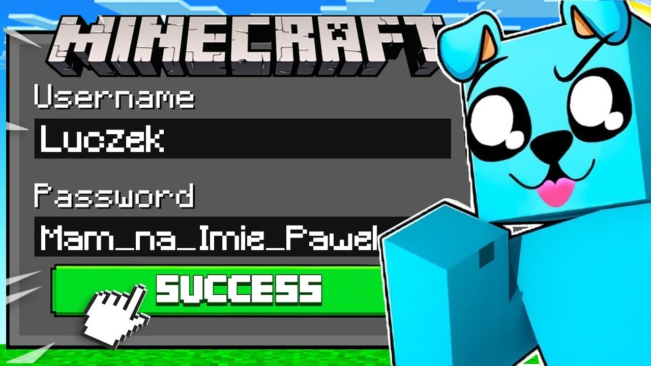WŁAMAŁEM SIĘ na KONTO LUCZKA w Minecraft! 🦴