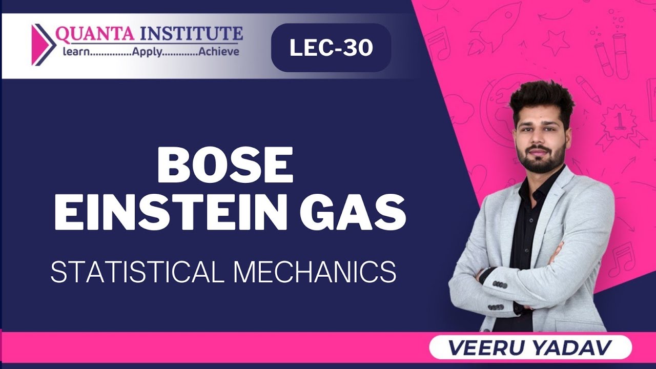 IDEAL BOSE EINSTEIN GAS | STATISTICAL MECHANICS