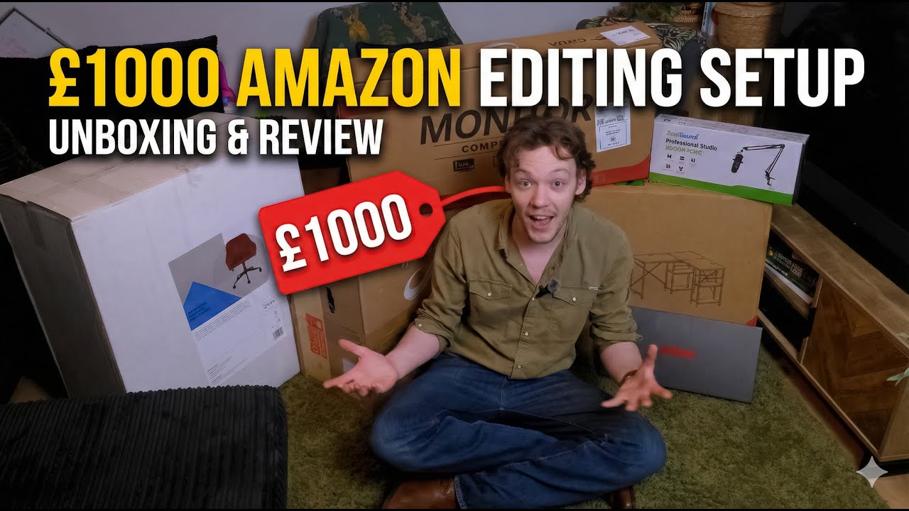 £1000 amazon editing setup unboxing & review