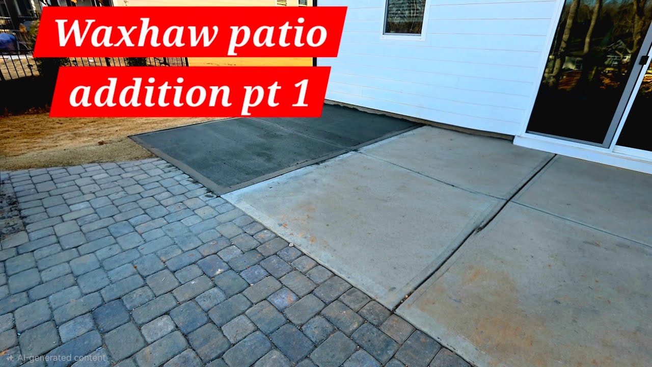 How to pour a concrete patio in one day!