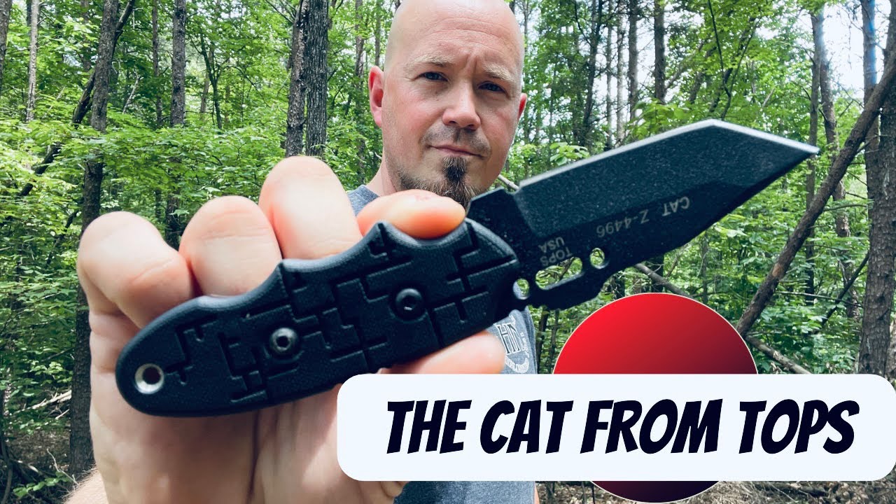 The C.A.T Fixed Tanto from Tops Knives