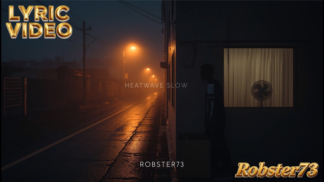 Robster73 - Lyric Video - Heatwave Slow (Organic Chill Deep House Visualizer)