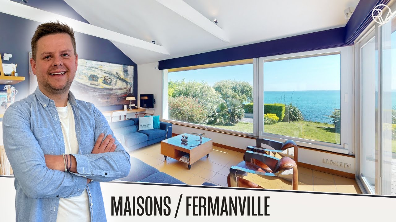 Maison d'exception à l'Anse du Brick. Régine Villedieu Immobilier, Agence Immobilière à Cherbourg