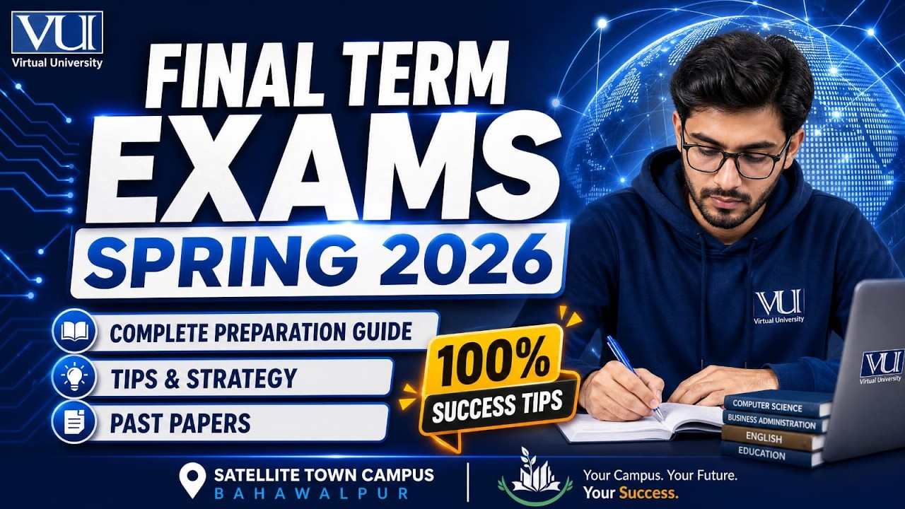 VU Final Term Exams Spring 2026 | Complete Preparation Guide | Tips & Past Papers Strategy