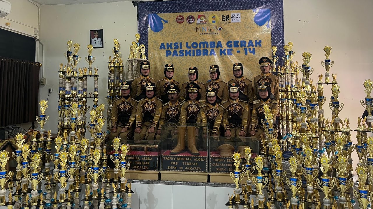 PASKIBRA SMP MANTIYAH TAMSEL | LKBB ALGRA'14 JAKARTA