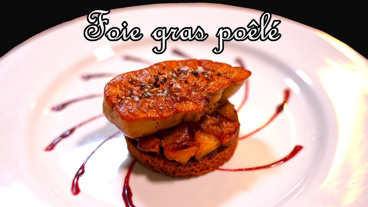 FOIE GRAS POÊLÉ Aux pommes et pain d'épice