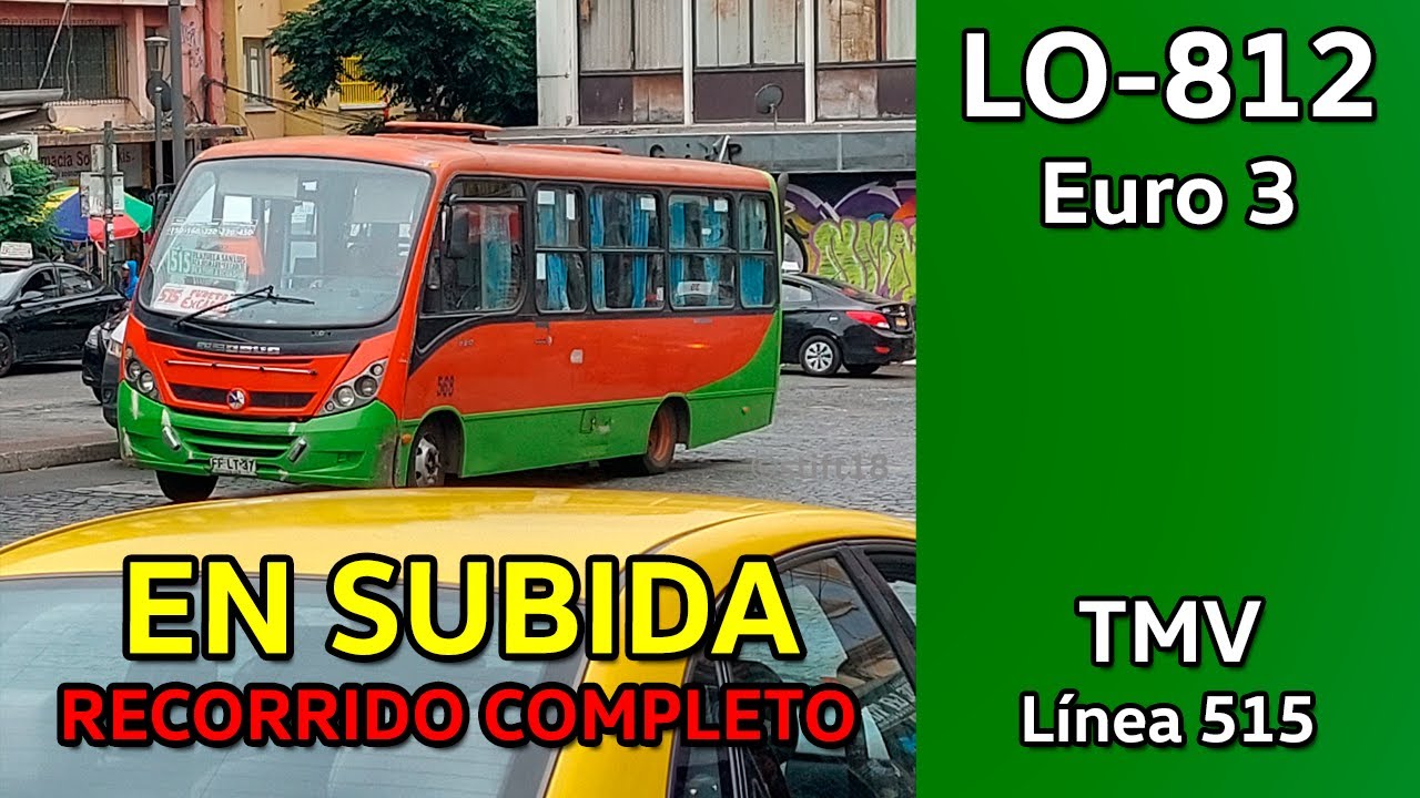 Gran Valparaíso #35/Recorridos #39 - Mercedes LO812/Neobus - TMV Línea 515 - En Subida