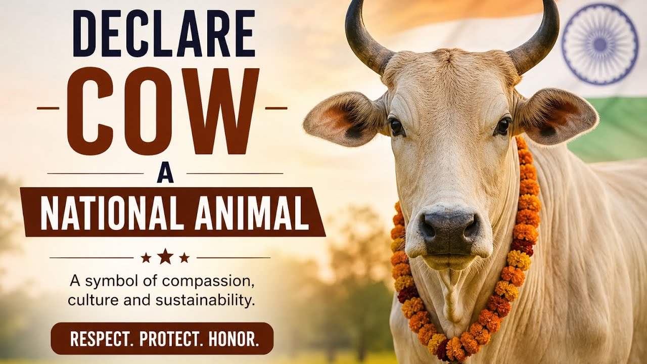 Declare cow a national animal. #cow #hindu #muslim #like #subscribe #rss #bjp #share #comment 