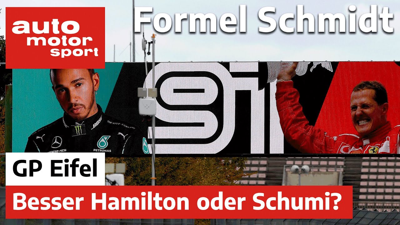 Wer ist besser? Schumi oder Hamilton? Formel Schmidt zum GP Eifel 2020 | auto motor sport