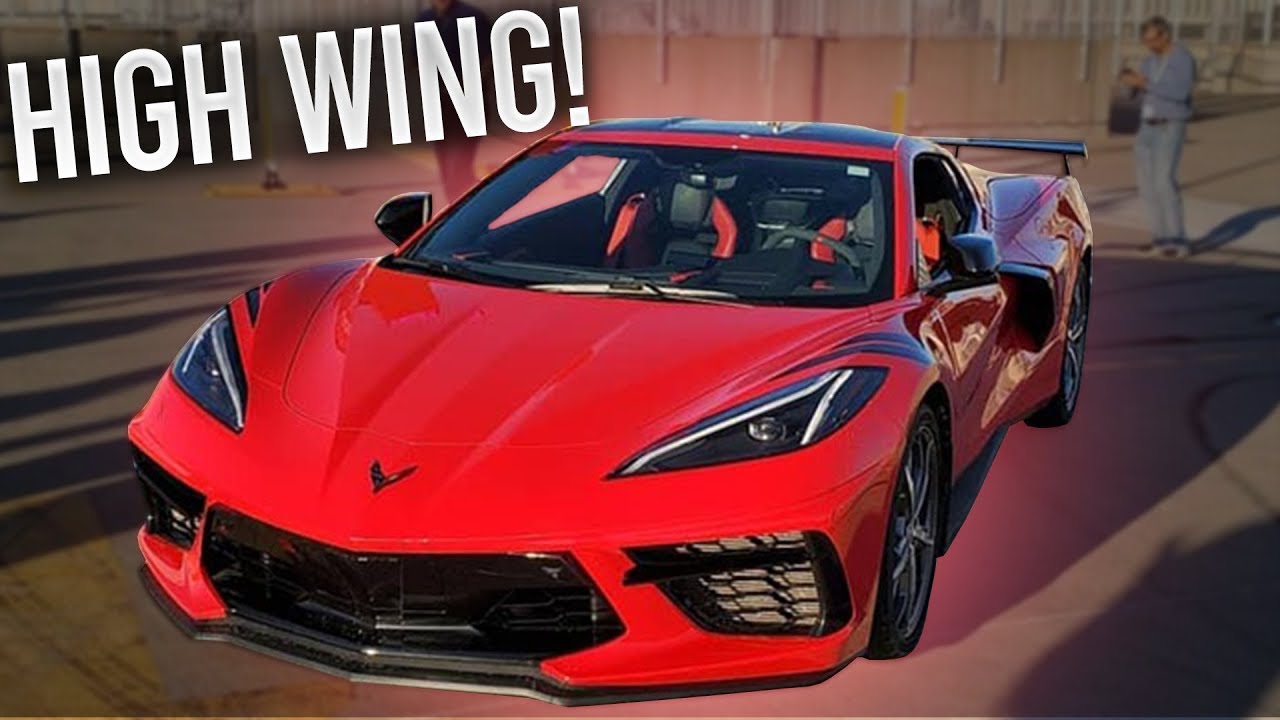 2020 Corvette C8 High Wing Spoiler! *REAL PHOTOS*