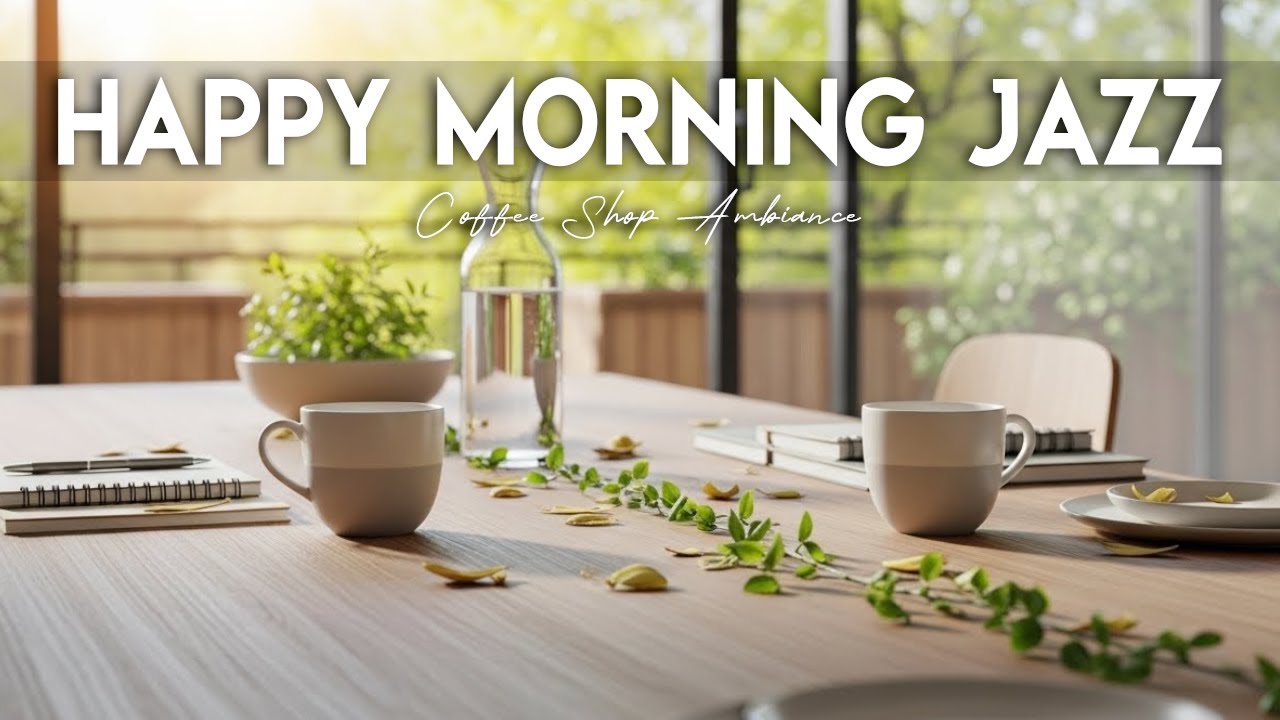 Happy Morning Jazz🎶Cozy Bossa Nova Instrumental and Relaxing Jazz Cafe Music for Studying