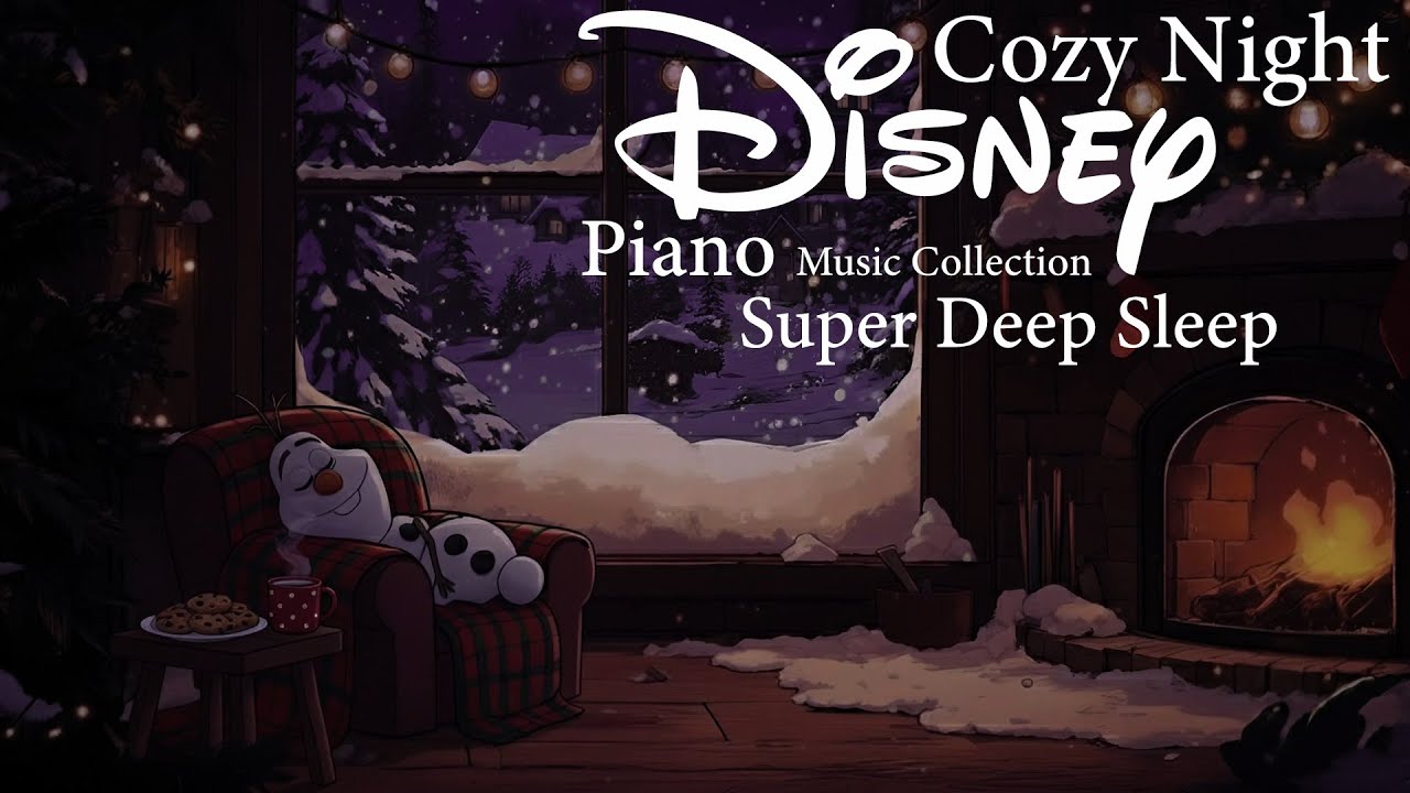 ❄️ Cozy Frozen Night Piano Music 🌙 Super Deep Sleep & Relaxation Collection