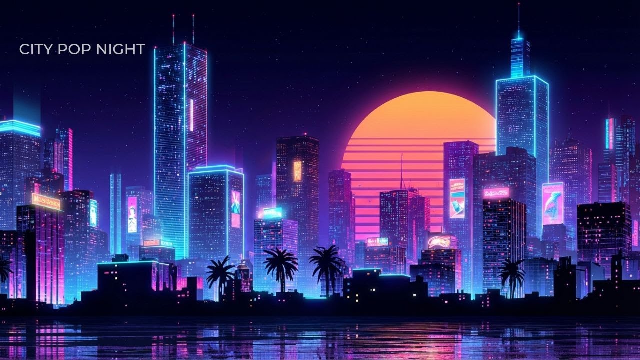 Даже на светофоре музыка продолжает звучать 🌃 City Pop Night | Late Night Drive Playlist | 2 часа