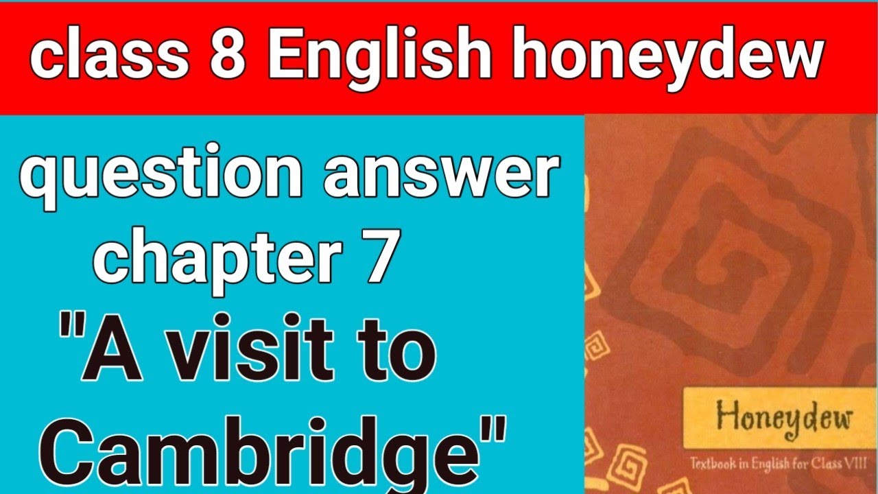 Class 8 English honeydew/ question answer chapter 7/ 