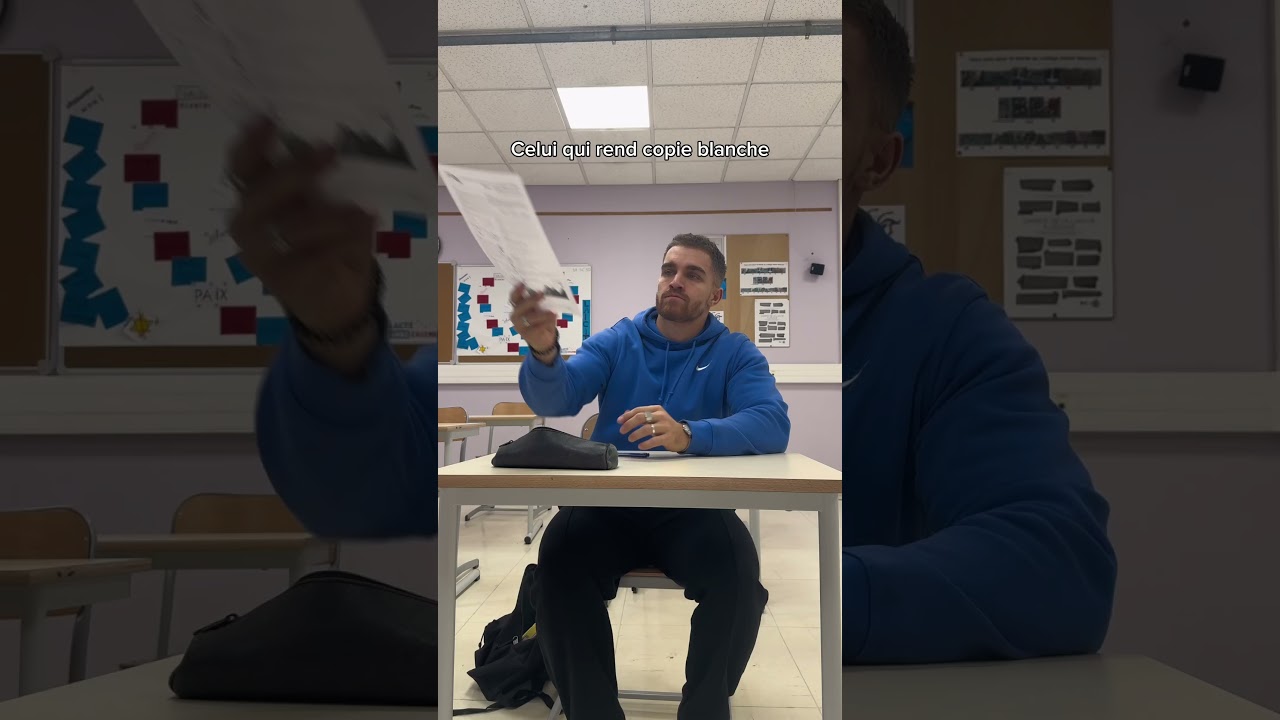 Les &eacute;l&egrave;ves pendant un contr&ocirc;le de maths ! 🤣 #college #eleve #eleves #fun #humour #prof #lycee