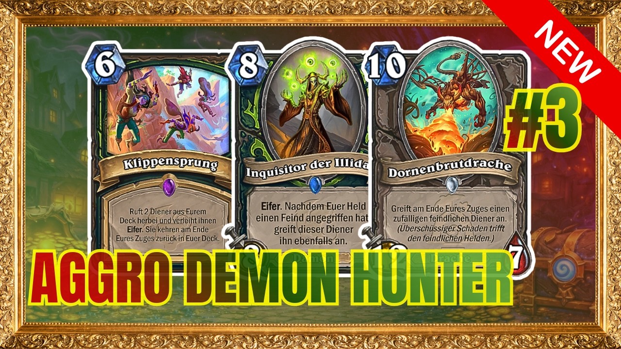 THE FASTEST DECK IN HEARTHSTONE?! Aggro Demon Hunter | High Legend (Part 3)