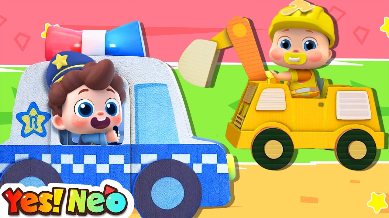Neo Opens His Own Cardboard Kindergarten | Learn Jobs Song | Nursery Rhyme & Kids Songs | Yes! Neo